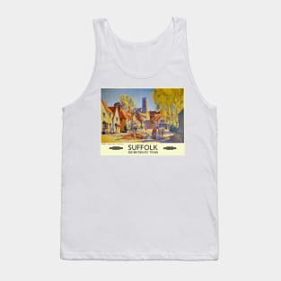 Vintage British Railways poster Suffolk Tank Top